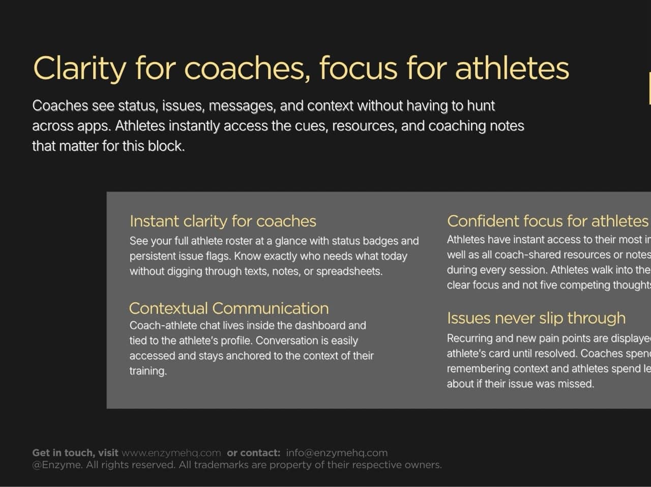 Athlete Dashboard preview